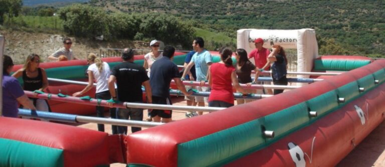 despedidas en Salou footbol humano